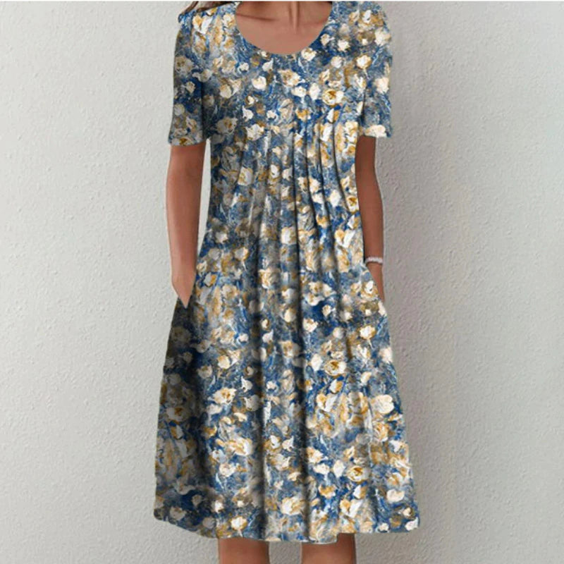 Hanna™ | Floral Dress with Pockets