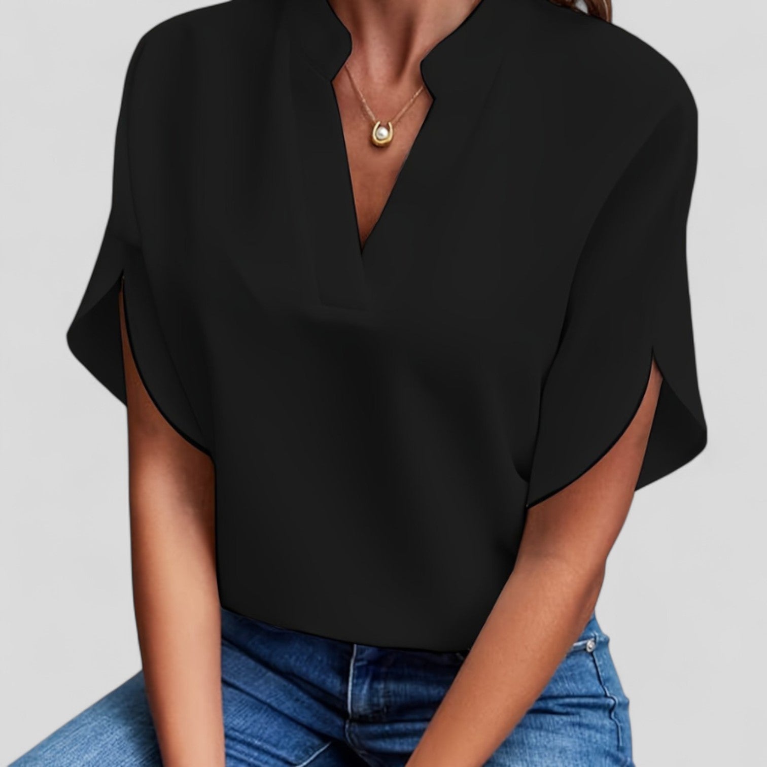 Lea | Short Sleeve Blouse