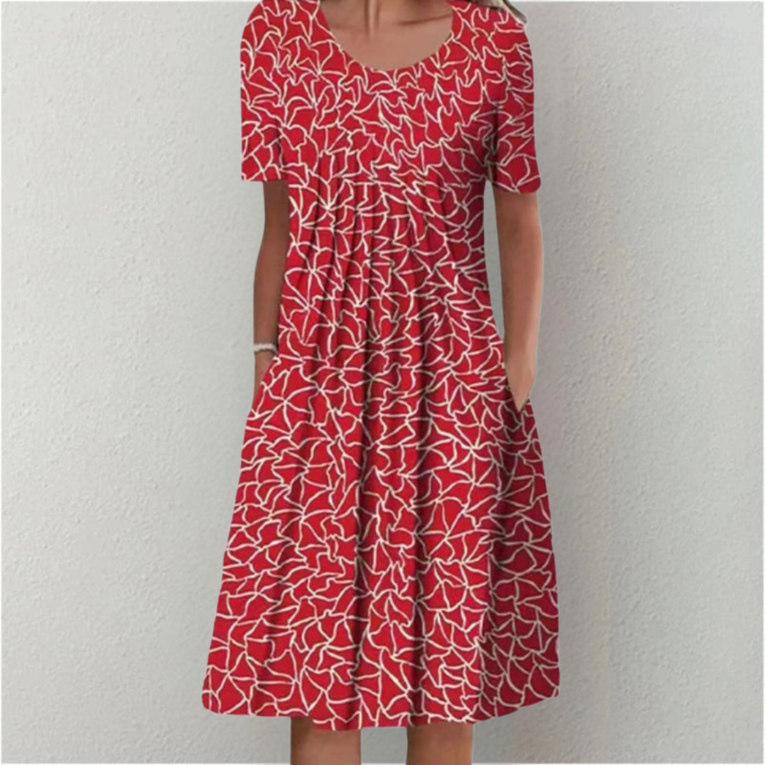 Hanna™ | Floral Dress with Pockets