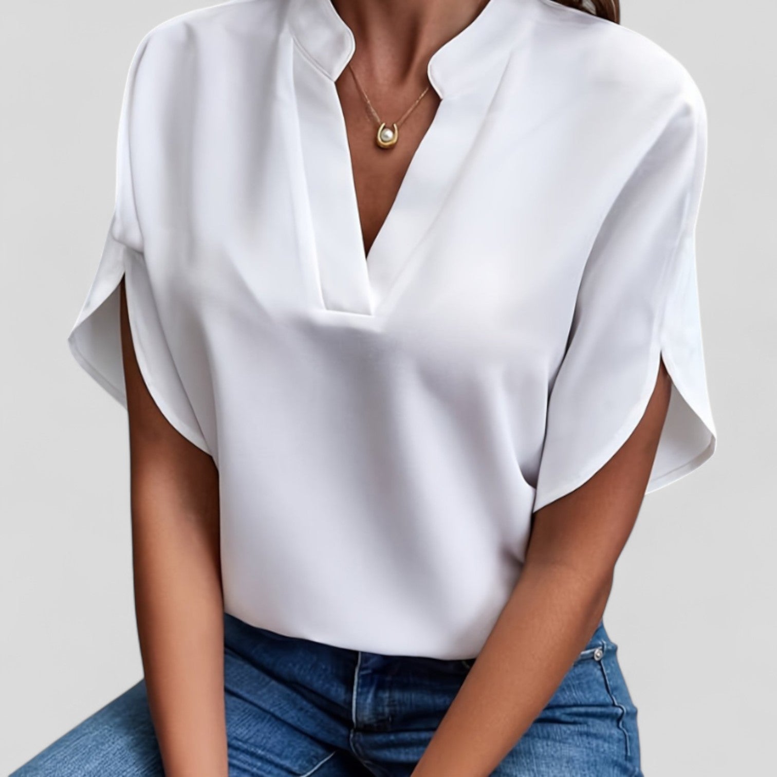 Lea | Short Sleeve Blouse