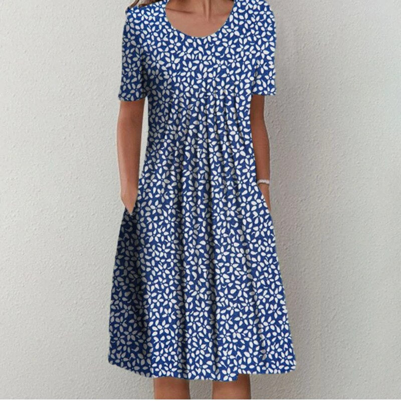 Hanna™ | Floral Dress with Pockets