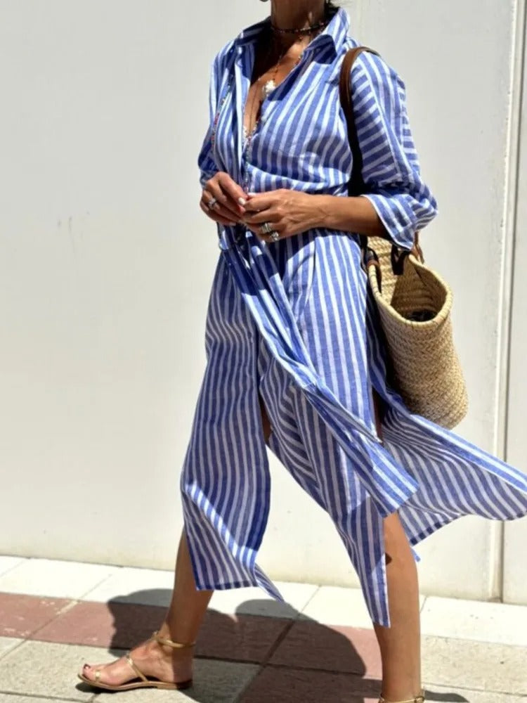Géraldine | Light and stylish striped dress