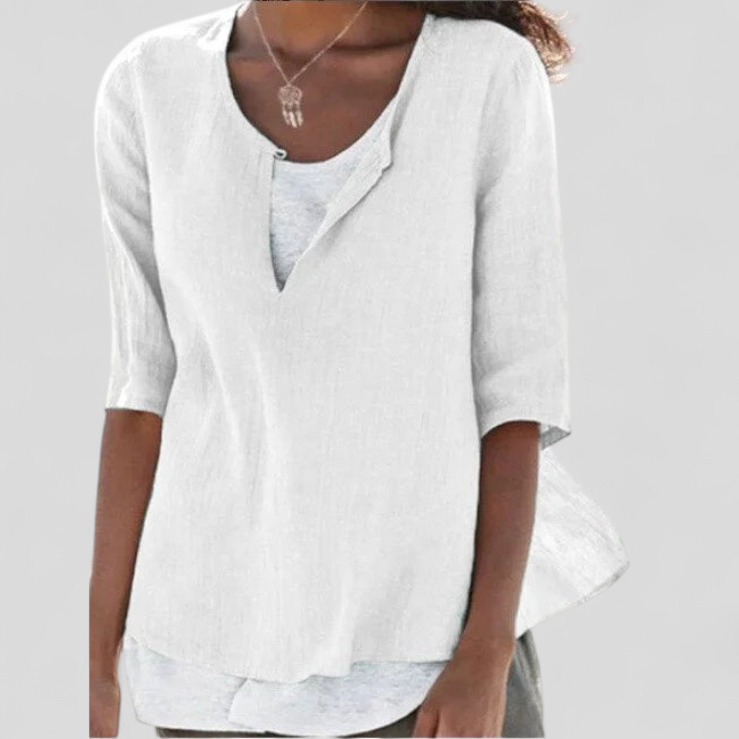 Samanta | Linen Blouse