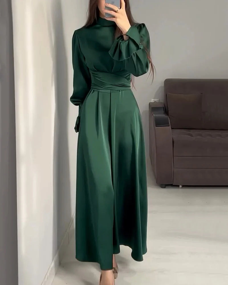 ItalianFrost | Satin Maxi Dress