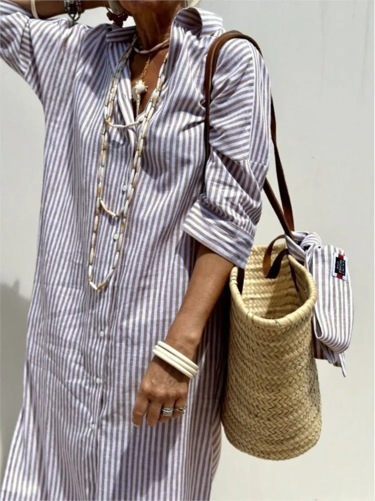 Géraldine | Light and stylish striped dress