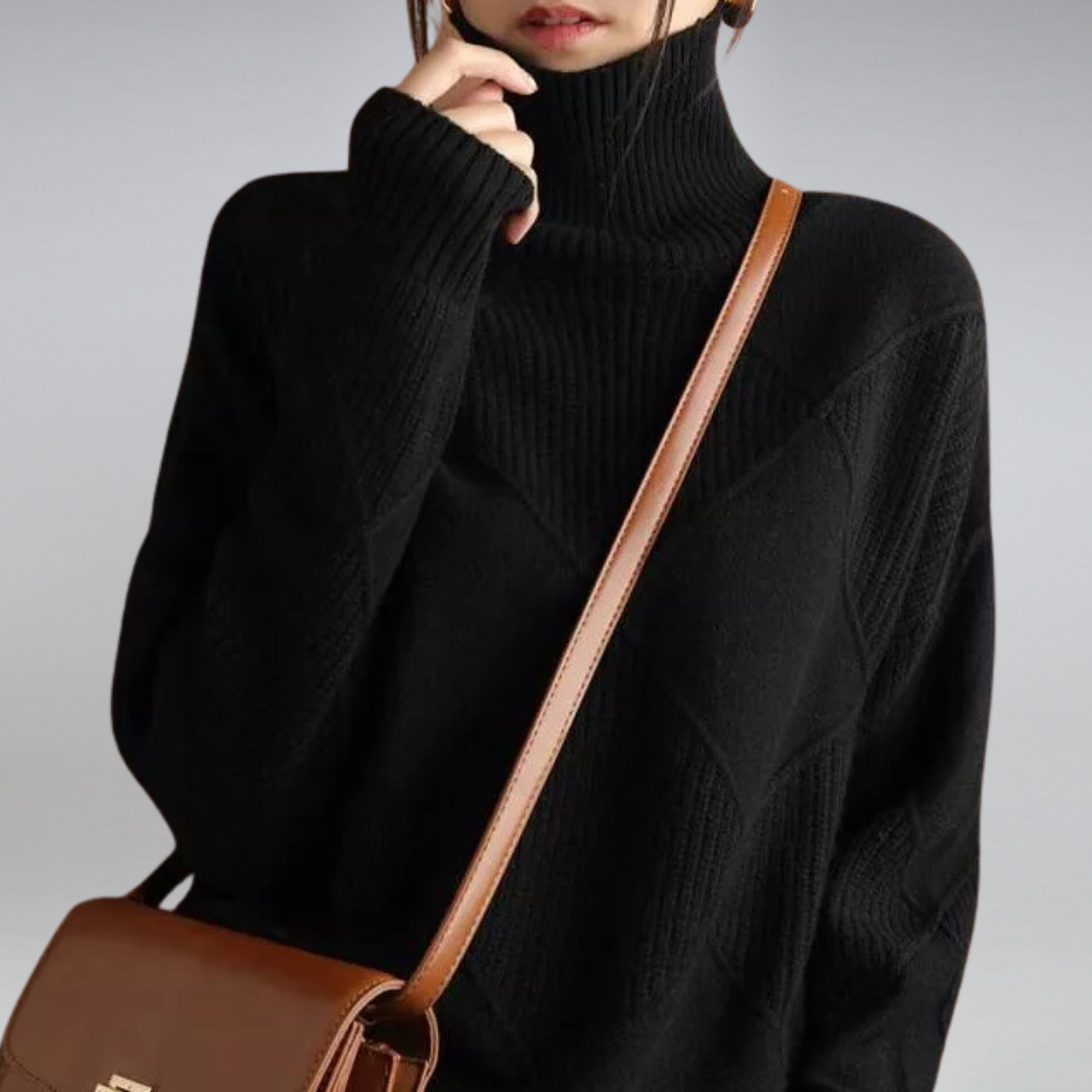 Tess | Luxury Cashmere Turtleneck Sweater