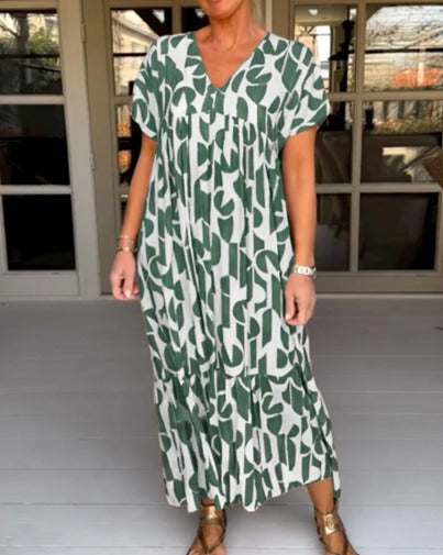 Colette | Flowing Dress with V-Neck