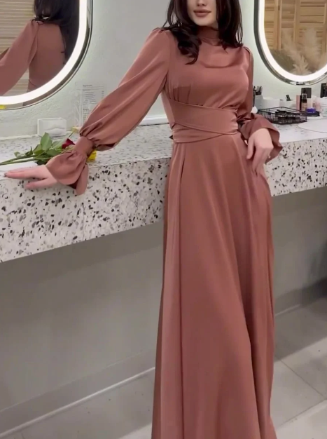 ItalianFrost | Satin Maxi Dress