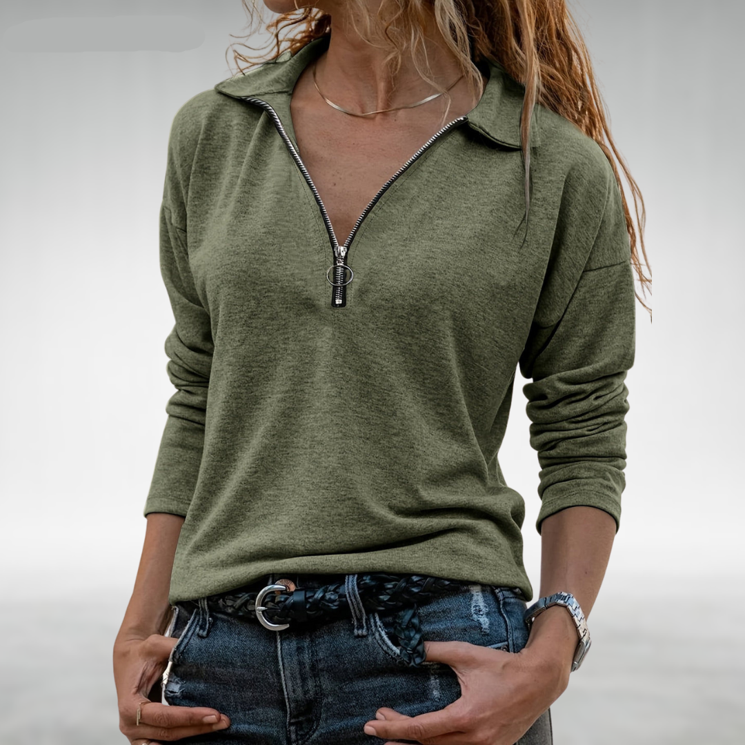 Olivia | Women's Half-Zip Sweaters