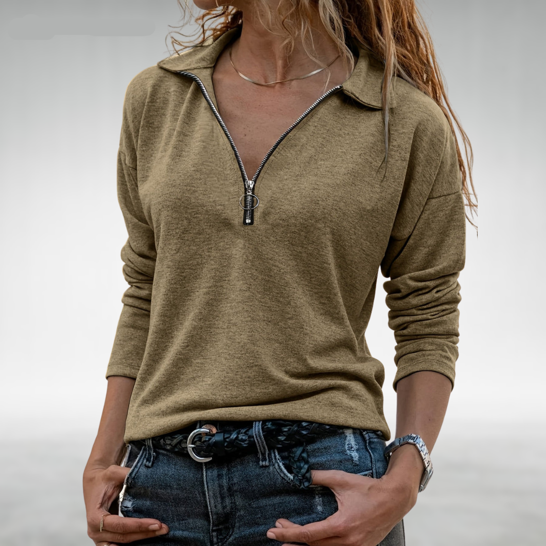 Olivia | Women's Half-Zip Sweaters