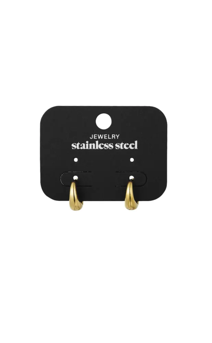 Medium Hoop Earrings | Gold