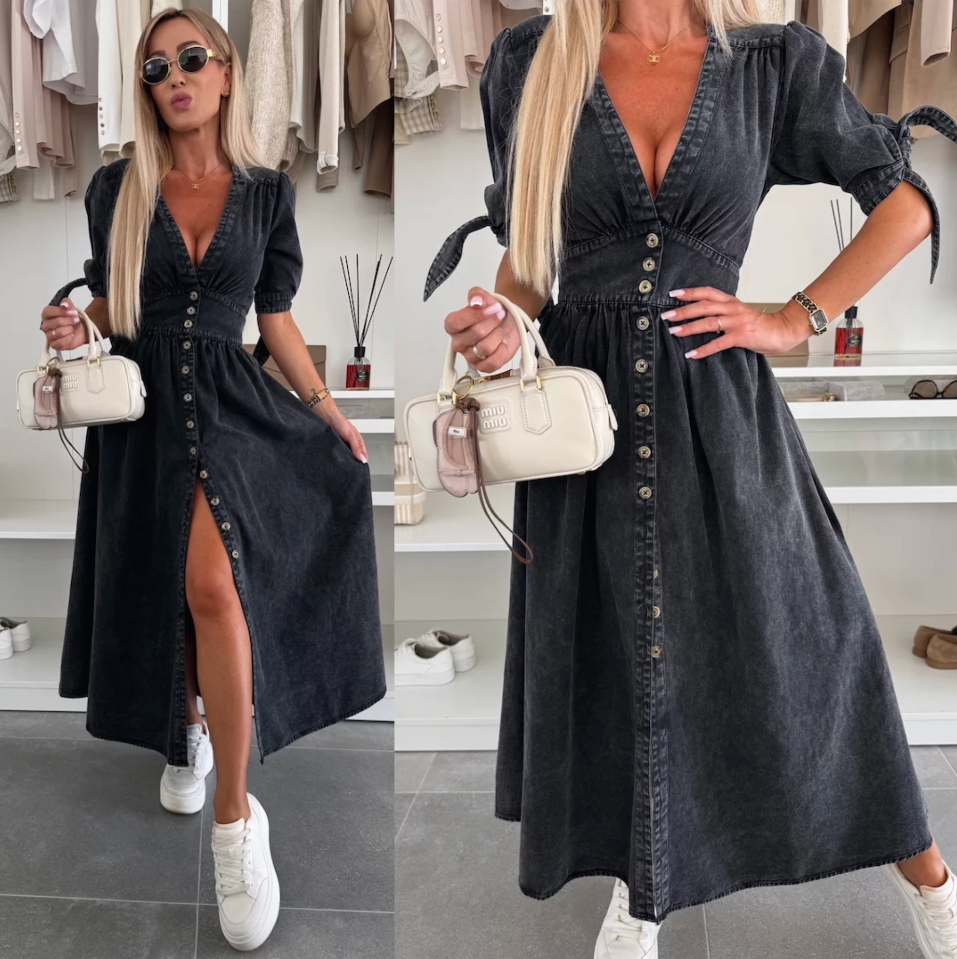 Vere | Radiant Denim Dress
