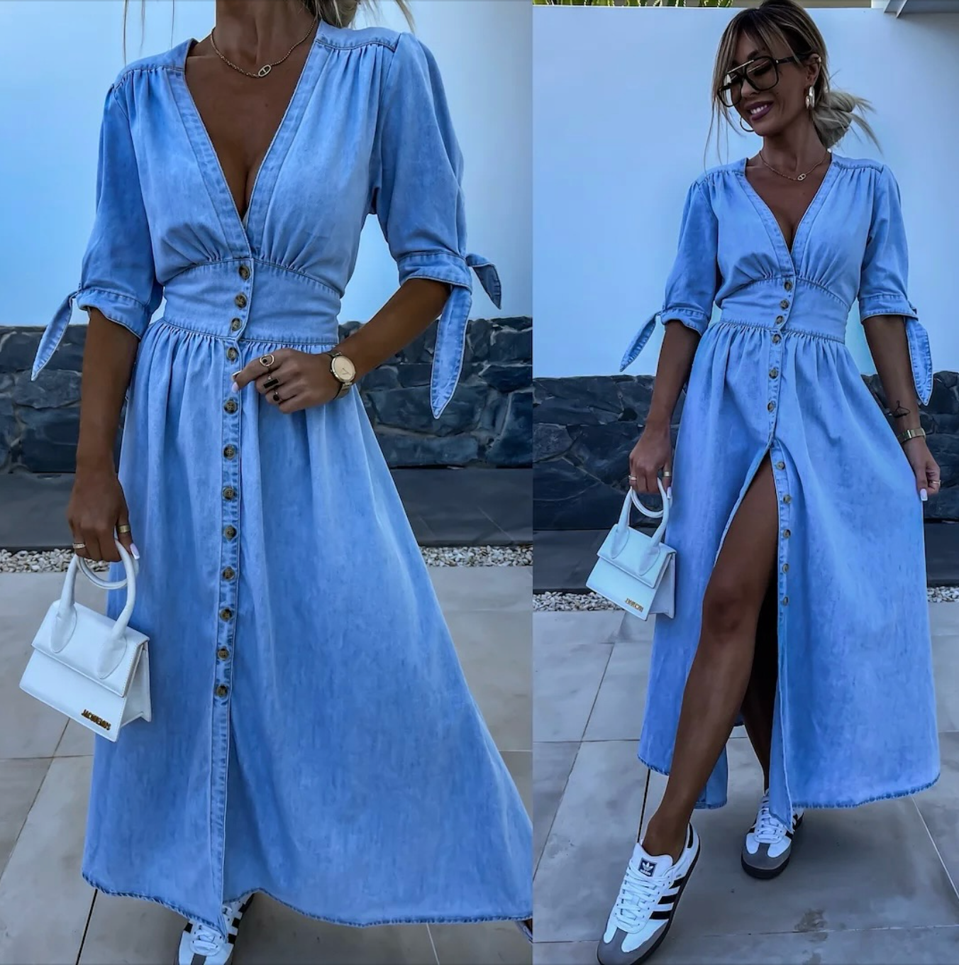 Vere | Radiant Denim Dress