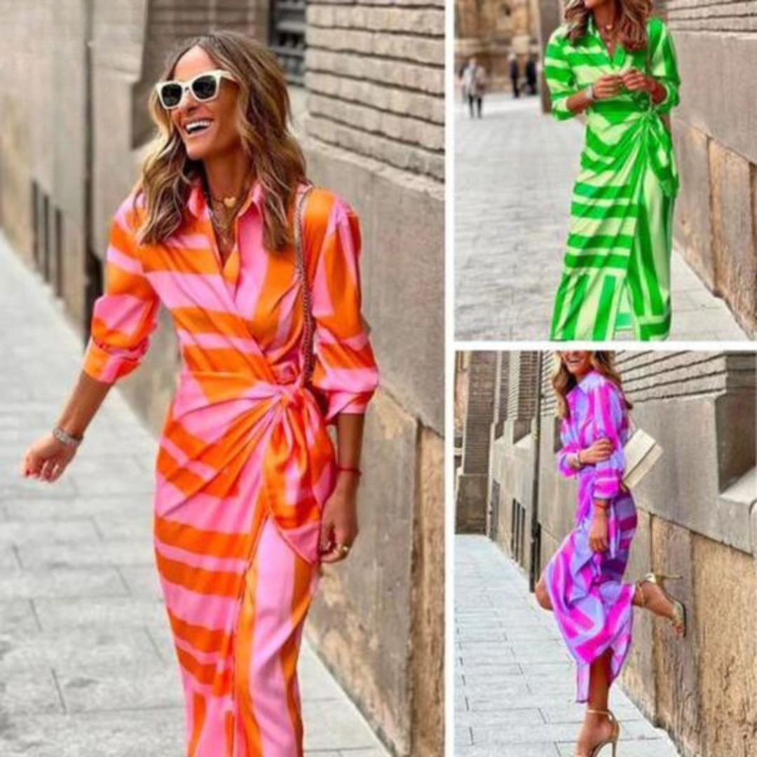Helmi | Spring Summer Fashion Print Dress