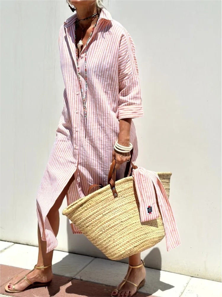 Géraldine | Light and stylish striped dress