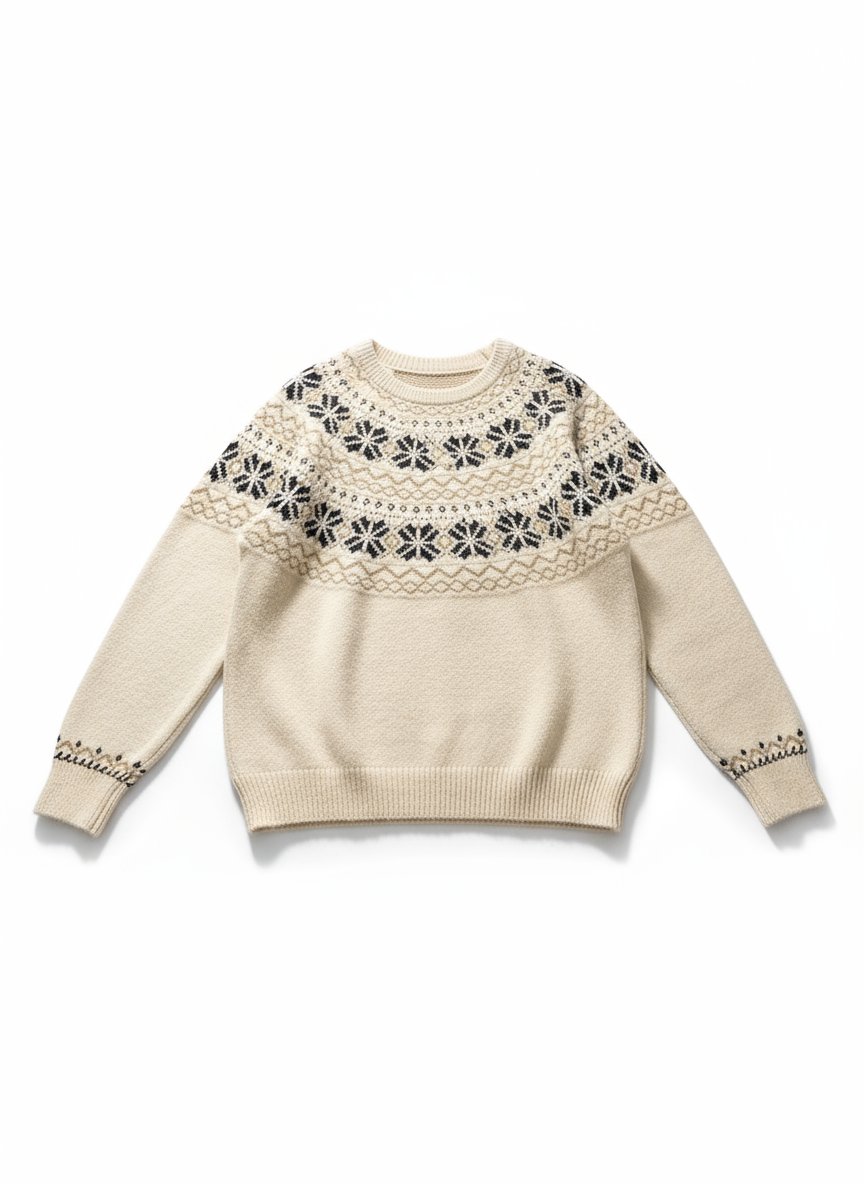 James | Vintage Nordic Sweater