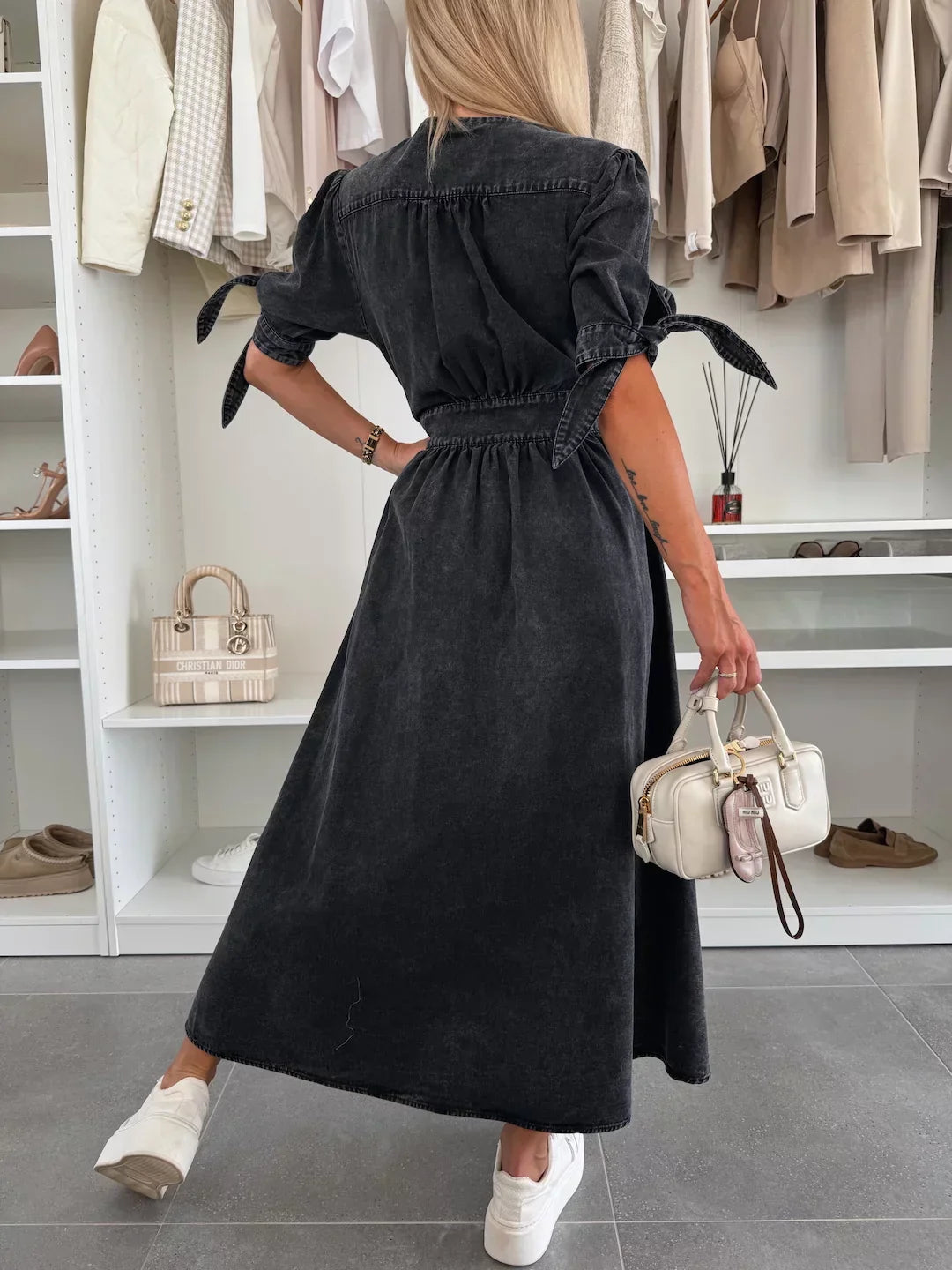 Vere | Radiant Denim Dress