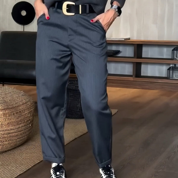 Mathilda | Striped Suit Trousers