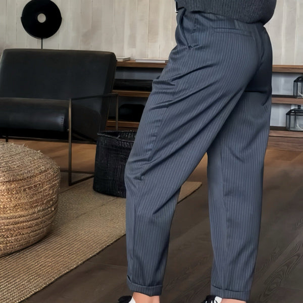 Mathilda | Striped Suit Trousers